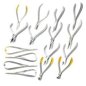 Alicates manuales de acero inoxidable para ortodoncia, herramienta de extremo distal para doblar alambre con 1 año de garantía, uso Dental certificado CE - Product Image 2