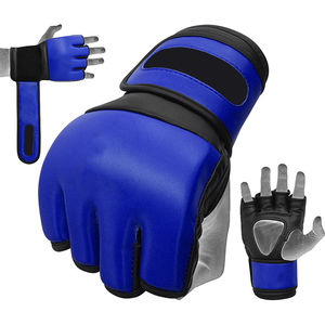 Guantes MMA de grado profesional para artes marciales, boxeo y combate, cómodos guantes de cuero PU para hombres y mujeres, diseño transpirable - Product Image 6