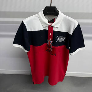 T-shirt en coton uni pour homme, manches courtes, col en V, décontracté, respirant, écologique, OEM ODM, logo personnalisé, broderie frontale, vierge - Product Image 1