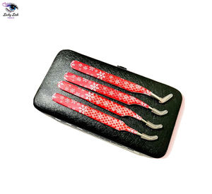 แหนบต่อขนตาสแตนเลสสตีลผลิตในปากีสถาน พิมพ์โลโก้ตามสั่ง สำหรับขนตาปลายแหลม LUCKY LASH - Product Image 4