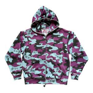 Vente en gros de sweat à capuche zippé camouflage pour hommes, à la mode et pratique, idéal pour la chasse, la randonnée et les tenues décontractées - Product Image 5