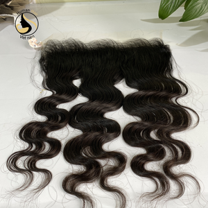 Extensiones de cabello brasileño liso natural Camboyano de la mejor calidad, cutícula alineada cruda 60% Swiss HD, cierre de encaje, cabello humano - Product Image 6