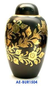 Urna de cremación de latón para volver al hogar de estilo americano, Tributo elegante para honrar a los seres queridos, Memorial funerario artístico de cenizas humanas - Product Image 5