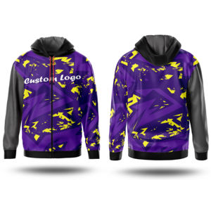 Sudaderas con capucha de sublimación de invierno para hombre transpirable antiarrugas 100% algodón cremallera personalizable sudaderas con capucha de alta calidad - Product Image 6