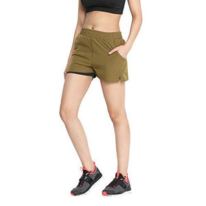 Shorts pour femmes à taille haute et élastique, pour le sport et les loisirs, prix de gros, vêtements d'été, shorts avec logo personnalisé - Product Image 5