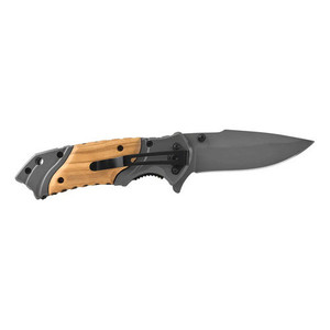 Coltello con serratura Wallis K901168 grigio con manico effetto legno - Product Image 4