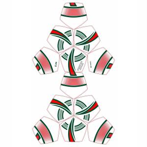 Custom Logo Official Size <b>5</b> Soccer Ball 12 Panels Thermal Bonded Football for Indoor/Outdoor Matches - Product Image 2