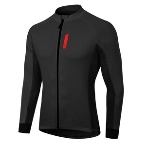 Vente en gros Chemise respirante pour hommes Maillot de fitness personnalisé VTT Maillot de cyclisme coupe-vent à manches longues - Product Image 4