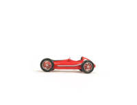 Modelo de Ferrari 246 F1 de 1958, Decoración de Mesa Rectangular de Acrílico Rojo Pintada a Mano para el Hogar o para Coleccionistas