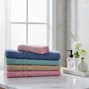 Toalla de Baño y Cara de Algodón Turco 100% Jacquard, Marca MYT-EX, Venta al Por Mayor, Tamaño Personalizado, Diseño Moderno, 450 GSM, Súper Absorbente - Product Image 1