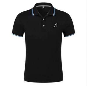 Polos elegantes para hombre con cuello levantado, camiseta Polo de verano con logotipo de diseño personalizado, polos Premium de algodón 2025 100% - Product Image 5