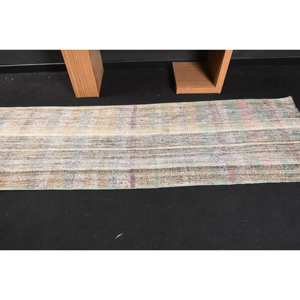 พรมขนสัตว์ตุรกีวินเทจคลาสสิกที่ทันสมัยการเย็บปะติดปะต่อกันสีน้ำตาลขนาด26x81ft ถักแบบแบนสำหรับตกแต่งห้องนั่งเล่น - Product Image 3