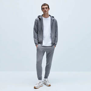 2026 ODM Survêtements à capuche vierges personnalisables pour hommes, en molleton, style streetwear, 100% Coton 400 g/m², respirants, avec coutures thermocollées - Product Image 1