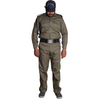 Nouvelle conception personnalisée 2023 – Uniforme de sécurité d'été de haute qualité pour agents de sécurité – Couleur et logo personnalisables – Polyester/Coton – Fusion sans couture – OEM