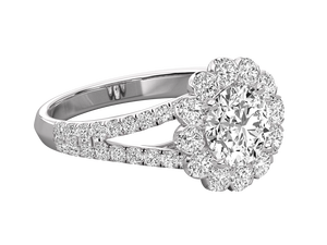 Anillos de Compromiso de Diamantes de Lujo D/VVS1, Corte Brillante de 7 mm, Certificados por IGI, Estilo Clásico, Anillos de Boda Chapados en Oro de 14K, Joyería Fina - Product Image 4