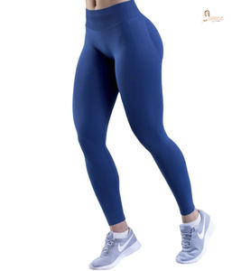 Pantalones Cargo acampanados de cintura alta personalizados para mujer, mallas deportivas elásticas transpirables para hacer ejercicio diario, mallas de Yoga para mujer - Product Image 2