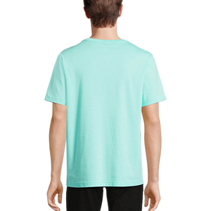 T-shirt d'été de haute qualité en gros pas cher prix respirant tricoté t-shirt confortable cou blanc Bangladesh vêtements usine - Product Image 3