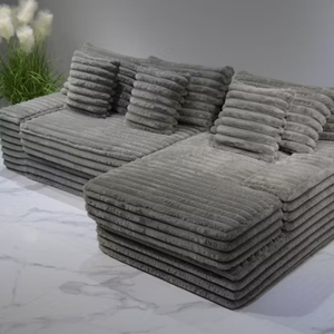 Canapé compressé dans des tons neutres modernes - Product Image 2