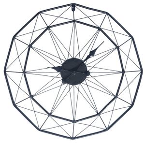 Horloge murale en fer de haute qualité avec finition noire utilisée pour l'horloge de température ambiante - Product Image 2