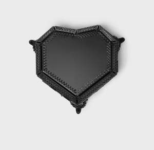 Elegant Metal Jewelry Stand Display Organizer <b>Necklace</b> Bracelet <b>Ring</b> <b>Holder</b> Home Decorative Lightweight Heart Shape Storage - Product Image 3