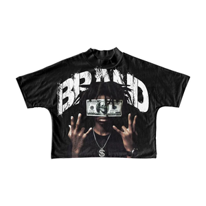 Camiseta de alta calidad de algodón pesado orgánico 100% para hombre, camiseta orgánica, camiseta cuadrada para hombre, Camiseta de algodón puro, camisetas personalizadas para hombre - Product Image 5