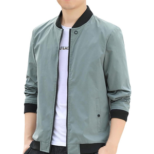 Chaqueta universitaria de béisbol de diseño personalizado para hombre, recién llegada, cuello redondo informal para invierno, Color sólido de Bangladesh - Product Image 4