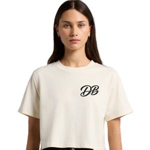 Camiseta Corta Personalizada para Mujer, 100% Algodón, Estilo Oversize, Manga Corta, Logotipo Personalizado, Impresión DTG, Venta al Por Mayor OEM - Product Image 5