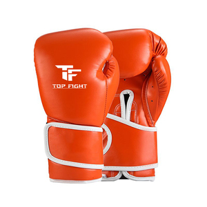 Gants de boxe professionnels de dernière génération, 100 % cuir de vachette, fermeture à lacets. - Product Image 6
