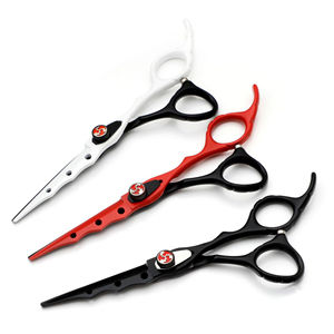 กรรไกรตัดผมสแตนเลสอย่างดี ราคาสุดคุ้ม รุ่นใหม่ล่าสุด สำหรับช่างตัดผม ปลายคม ตัดแต่งทรงผมได้ ใช้ได้ทั้งตัดและซอย - Product Image 6