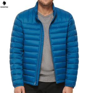 แจ็กเก็ตปลาปักเป้ายาวฤดูหนาวสำหรับผู้ชายดีไซน์ล่าสุดปกตั้งผ้าฝ้ายอุ่นมีซิปปิด - Product Image 4