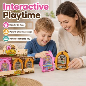 Jeu de labyrinthe à billes de dessin animé mignon en gros, jeu de piste de billes de bureau en plastique éducatif pour enfants - Product Image 3