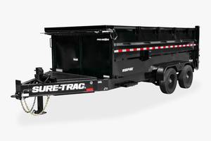 รถดัมพ์เทรลเลอร์4ล้อ8ตัน7X14เทรลเลอร์ที่มีด้านสูง4ด้านสำหรับ USA เน้นแกนมอเตอร์ - Product Image 3