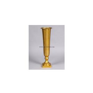 Mesa de latón macizo, jarrones decorativos para el hogar y la boda, calidad superior, gran tamaño, Metal, latón, decoración de boda, Trompeta - Product Image 1