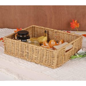 Venta caliente cesta de ratán cesta de flores en forma de cuenco tradicional cesta de ratán multiusos decorativa para almacenamiento y regalo - Product Image 5