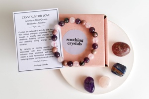 Set de Regalo de Piedras Preciosas Naturales Ecológicas de Primera Calidad, Kit de Cristales con Intención de AMOR para Relaciones, Autoestima y Emociones - Product Image 6