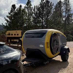 Remolque de viaje en forma de lágrima 4x4 todoterreno de alta calidad, bueno para acampar y aventuras en caravanas - Product Image 2