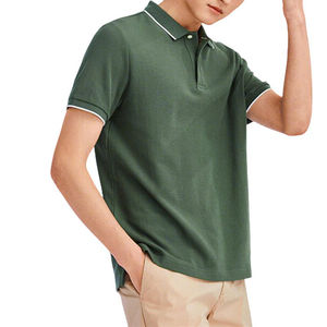 Chemises de golf pour hommes de haute qualité, logo personnalisé, style formel, luxe, travail, affaires, manches courtes, séchage rapide, respirantes - Product Image 4