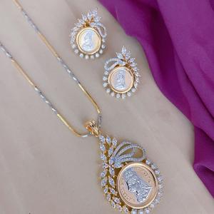 ชุดจี้ทองพร้อมต่างหูสำหรับผู้หญิงและเด็กผู้หญิงชุดสำหรับงานแต่งงานชุดของสะสมดีไซน์หรูหรา - Product Image 1