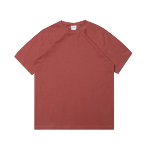 El diseño de manga corta de color sólido de estilo japonés se siente suelto en la calle, Camiseta de cuello redondo de algodón puro de gran tamaño para hombres - Product Image 6