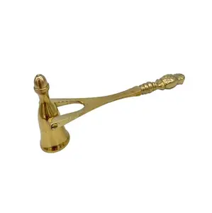 Brass Metal Candle Snuffer Handmade Gold Plated Candle Snuffer Good Quality Bell Shape Top Pineapple Bottom Unique House Tool