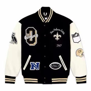 Vestes universitaires Letterman de baseball avec logo personnalisé OEM 2025 Fabricants de vêtements Veste de baseball personnalisée Veste Letterman personnalisée - Product Image 3