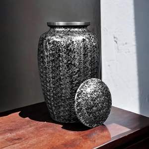 Urnas de cremación Classica para adultos de recuerdo de aluminio 100% de alta calidad de exportador indio - Product Image 5