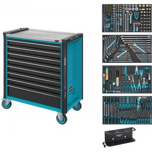 Hazet Assistant Tool Trolley with 8 Drawers and 317 <b>Pc</b> Assortment for Tool <b>Sets</b> - Product Image 1