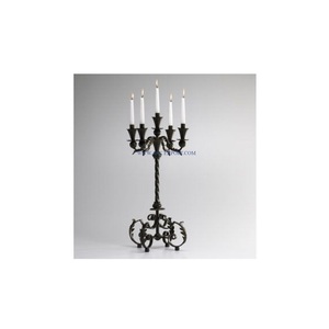 Black Powder Metal <b>Candelabra</b> Standard Designer Home Decorative <b>Candelabra</b> for Christmas Wedding Party Decor Candle Holders - Product Image 1