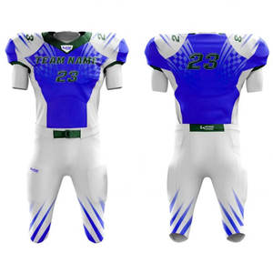 Uniforme de Fútbol Americano de Alta Calidad, Ropa de Equipo, Material Duradero, Manga Corta, Transpirable, Impresión por Transferencia de Calor, Nombre del Equipo Personalizado - Product Image 1