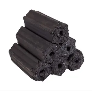 Proveedor de Vietnam, briquetas de aserrín, barbacoa de carbón para calentar, asar a la parrilla, grado A +, Natural/café/Siamea, Color carbón de Vietnam
