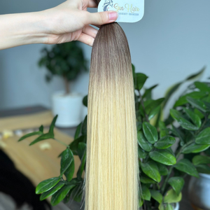 Extensions de cheveux humains vietnamiens de qualité supérieure, couleur blonde ombrée, soyeuses, cuticules alignées, cheveux humains Remy, Cabello Humano, Sun Hair Company - Product Image 6