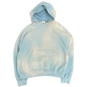 Sudadera con capucha lavada de peso pesado con logotipo personalizado al por mayor Jersey transpirable desteñido al sol de algodón de rizo francés sudaderas con capucha para hombre bajo MOQ - Product Image 1