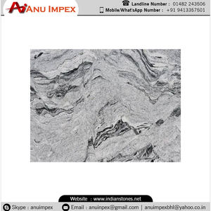 Grande surface de dalle de style design moderne poli en granit blanc Viscount pour une utilisation en extérieur - Product Image 2