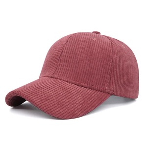 Gorras de béisbol de pana de Color sólido para hombres y mujeres primavera otoño al aire libre mantener el calor sombreros con visera Unisex camionero Gorras Hip Hop Vintage - Product Image 1
